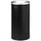 Safco Sand Fill Ash Urn, Steel, 10"x20" High, Aluminum/Black SAF9698BL - alternate 1